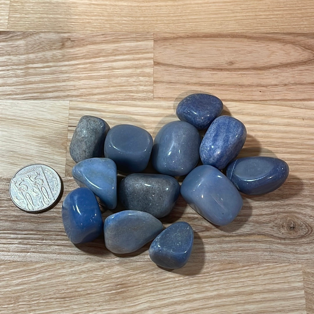 Blue Quartz Tumblestone