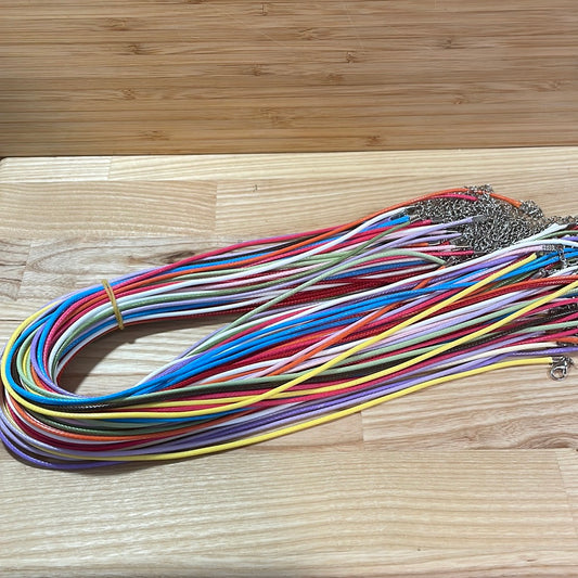 Waxed Necklace Cords - Multi