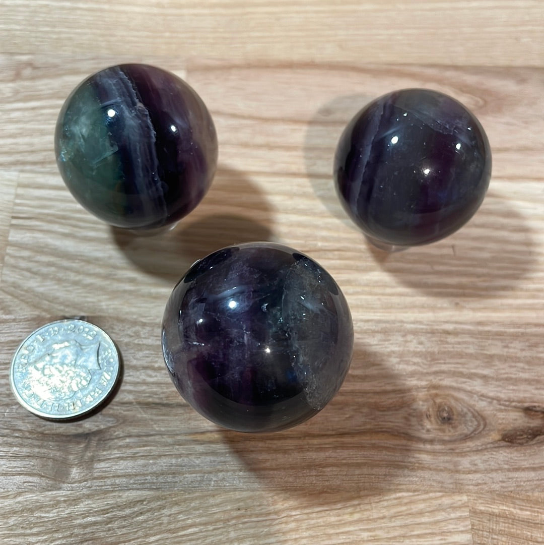 Fluorite Spheres - Rainbow ‘A’ Grade