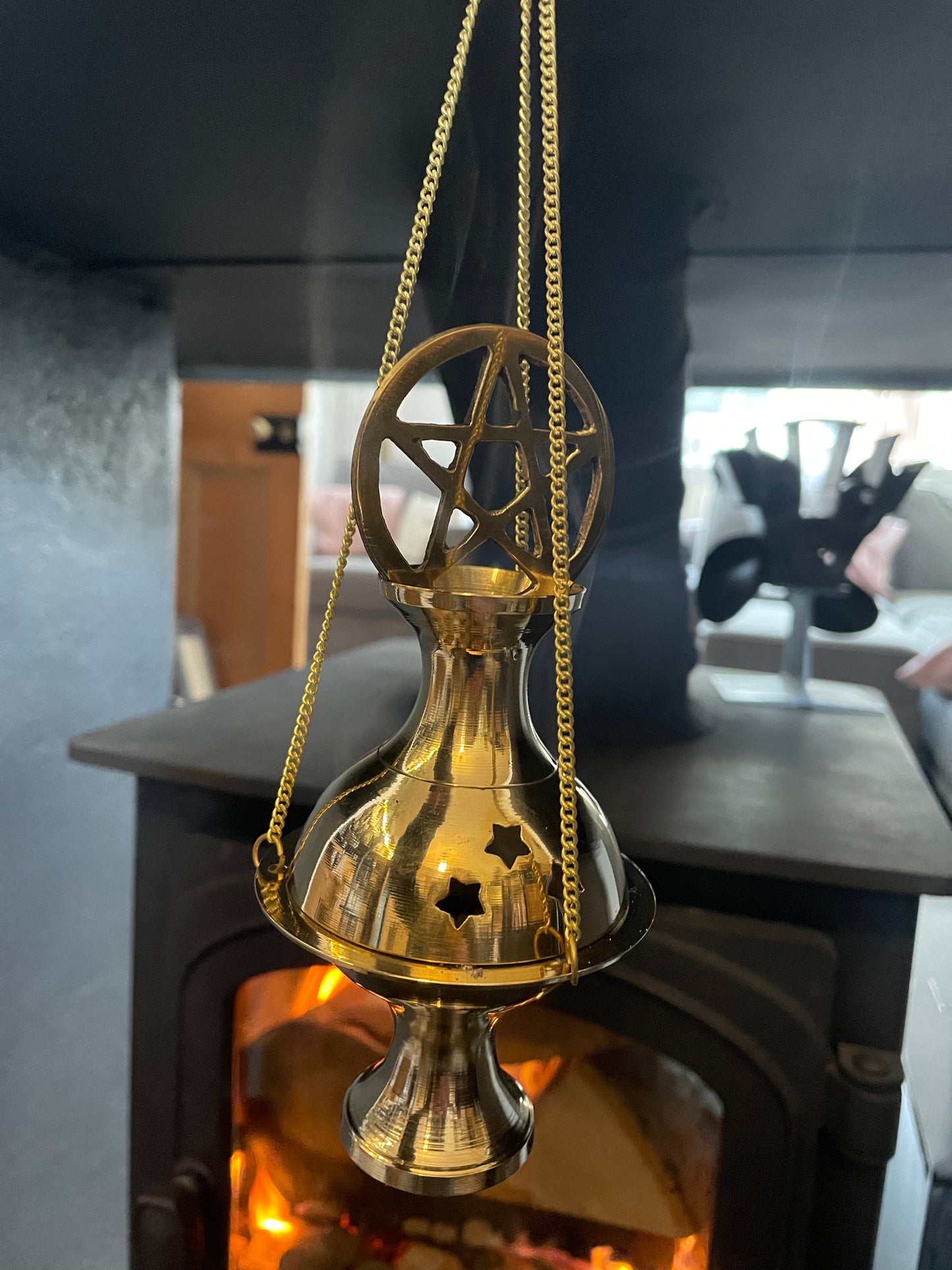 Metal Incense Hanging Burner
